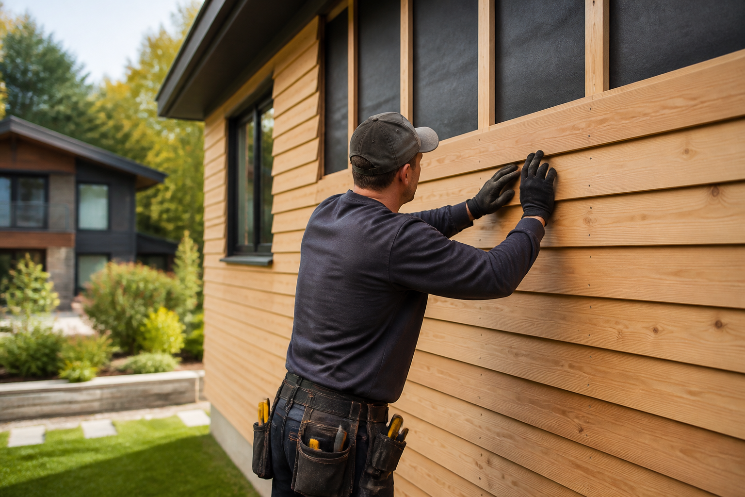 Wood Siding Install
