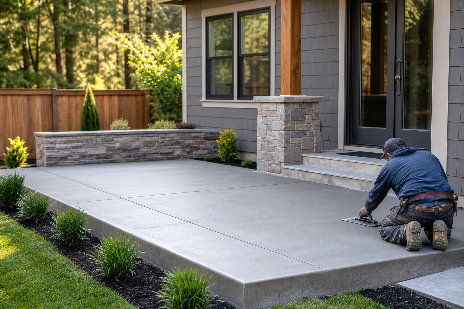 Concrete Patio
