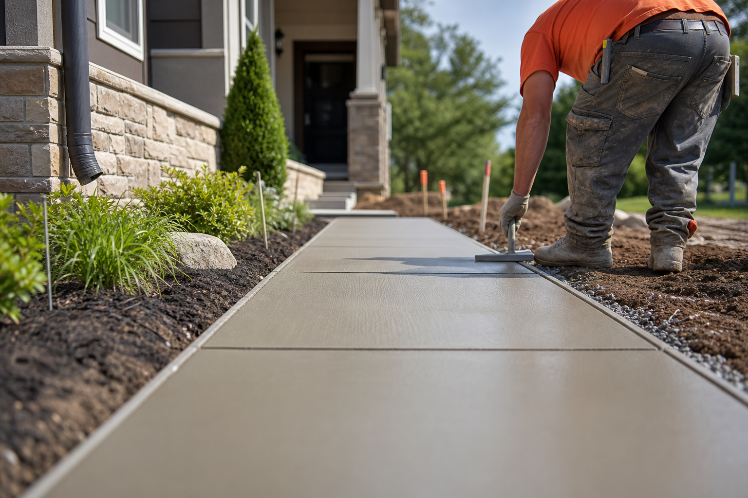 Concrete Walkway